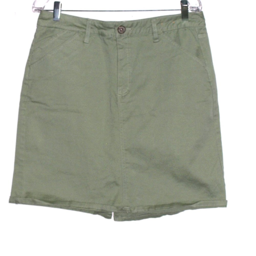 Faded Glory Light Green Stretch Shorts Women Size 14